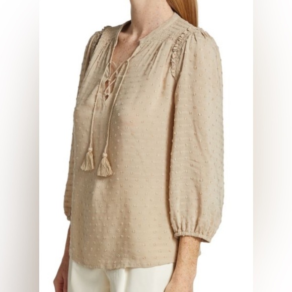 Paige | Shaylene Clip Dot Top (L) - Picture 4 of 7